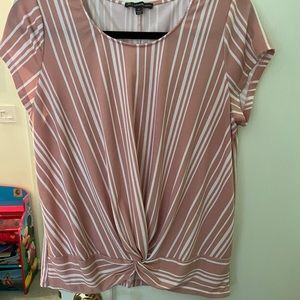 Pink and white size medium